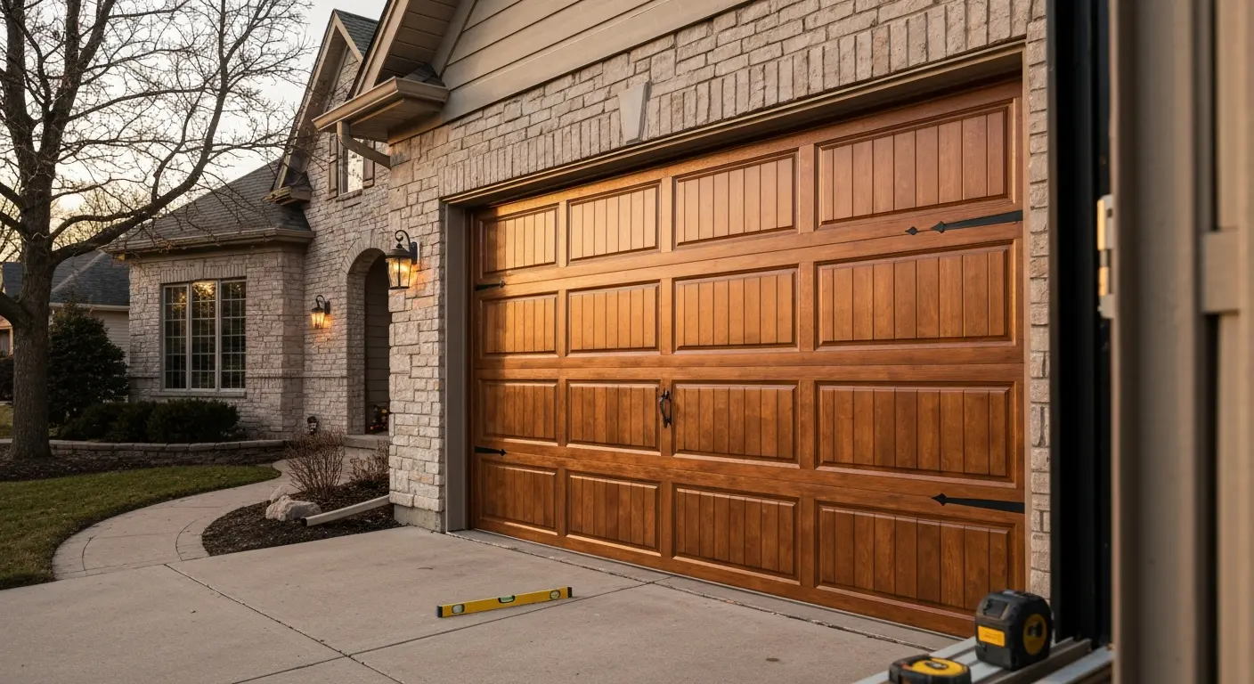Custom garage door design