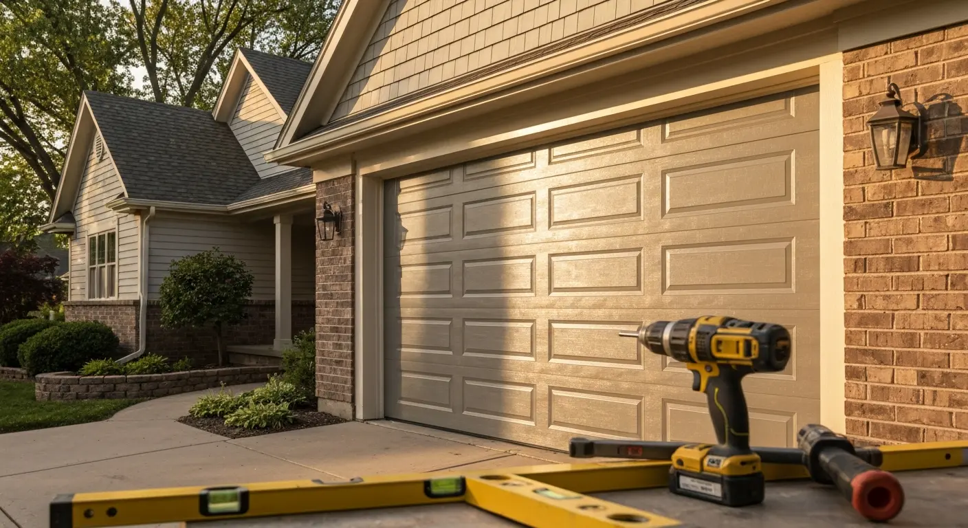 Garage door installation in Troy