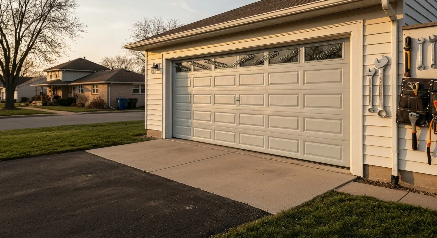 Garage door repair service