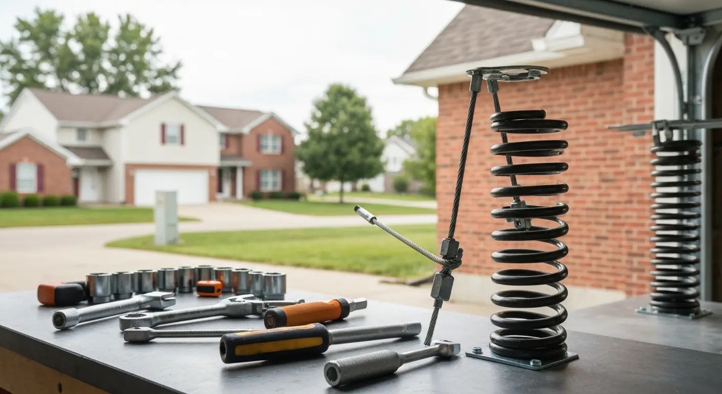 Garage door repair service