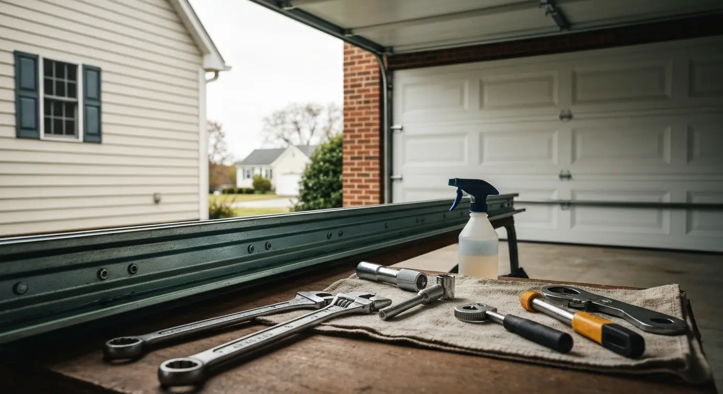 Garage door maintenance
