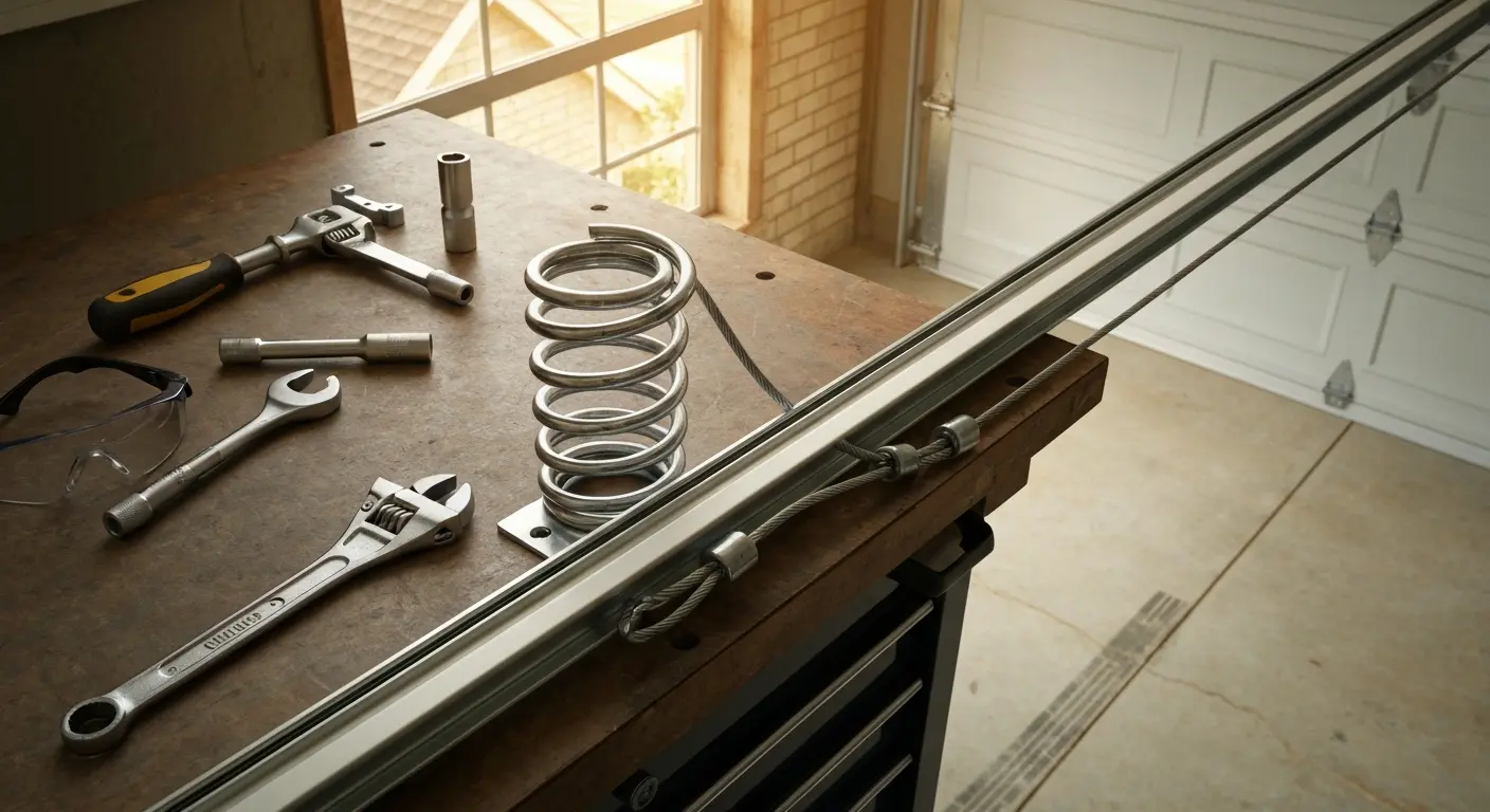 Spring and cable replacement