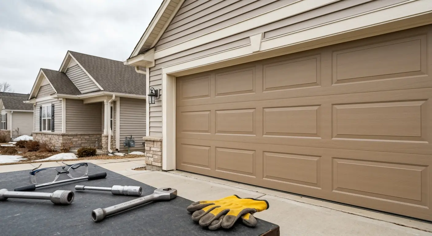 Emergency garage door repair service