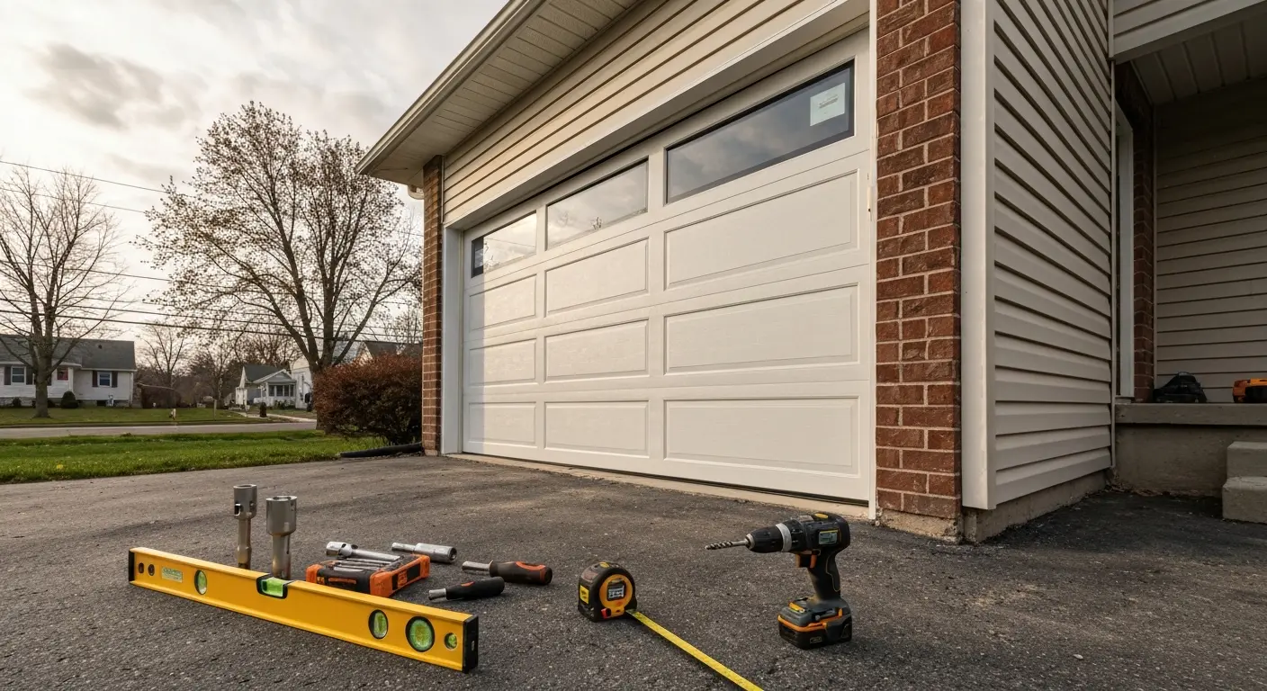 Garage door installation service