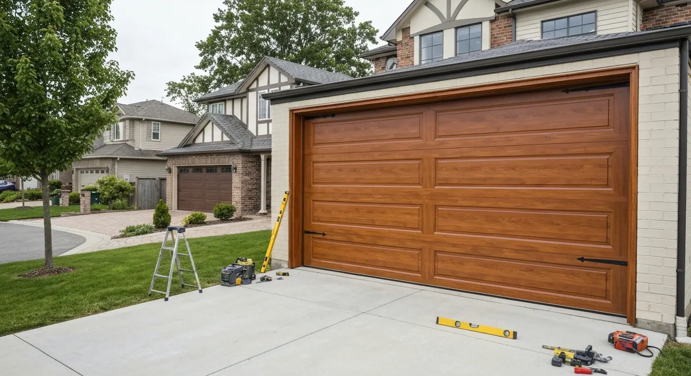 Custom garage door design