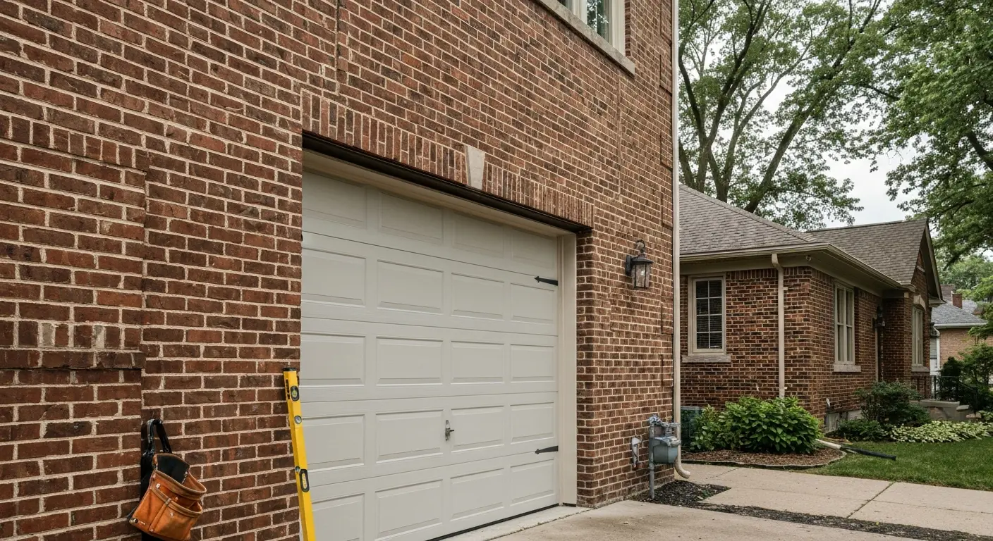 New garage door installation