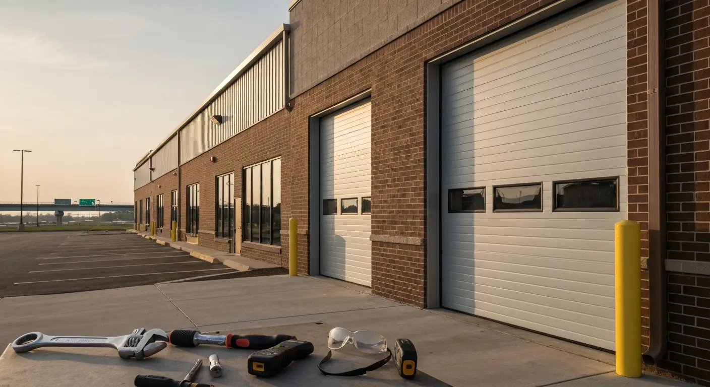 Commercial garage door service near Stephenson Highway