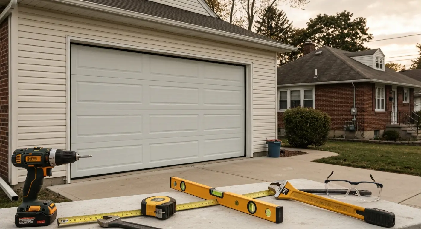 Garage door installation