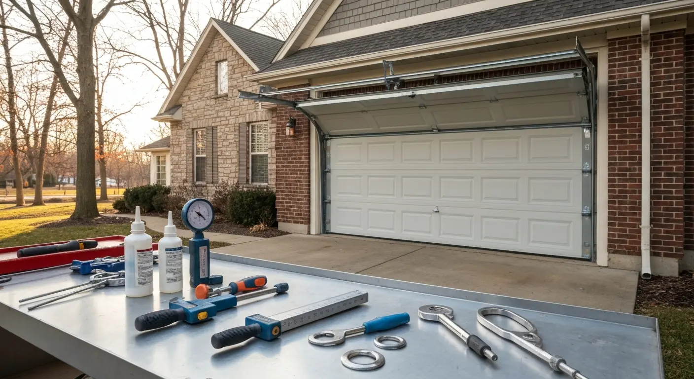 Garage door maintenance and inspection