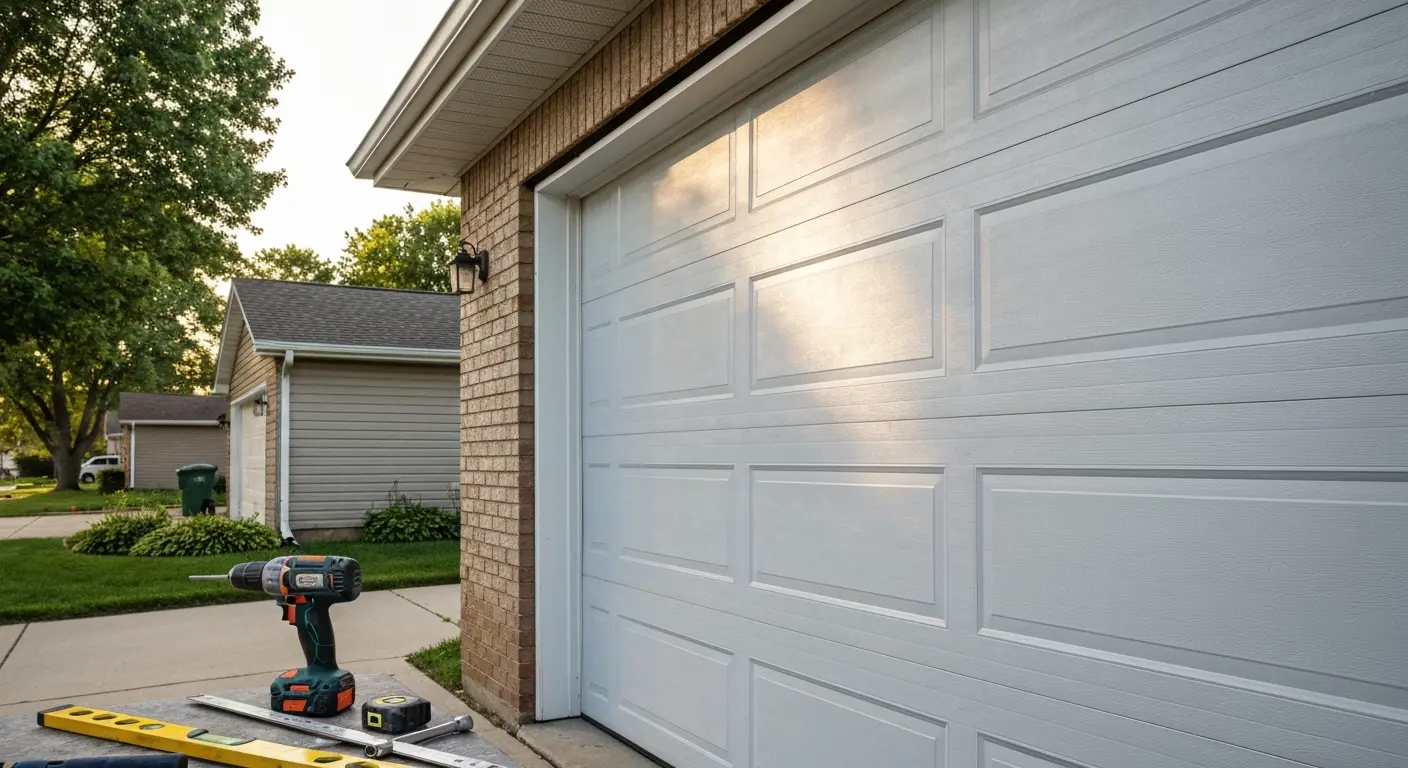 Garage door panel replacement