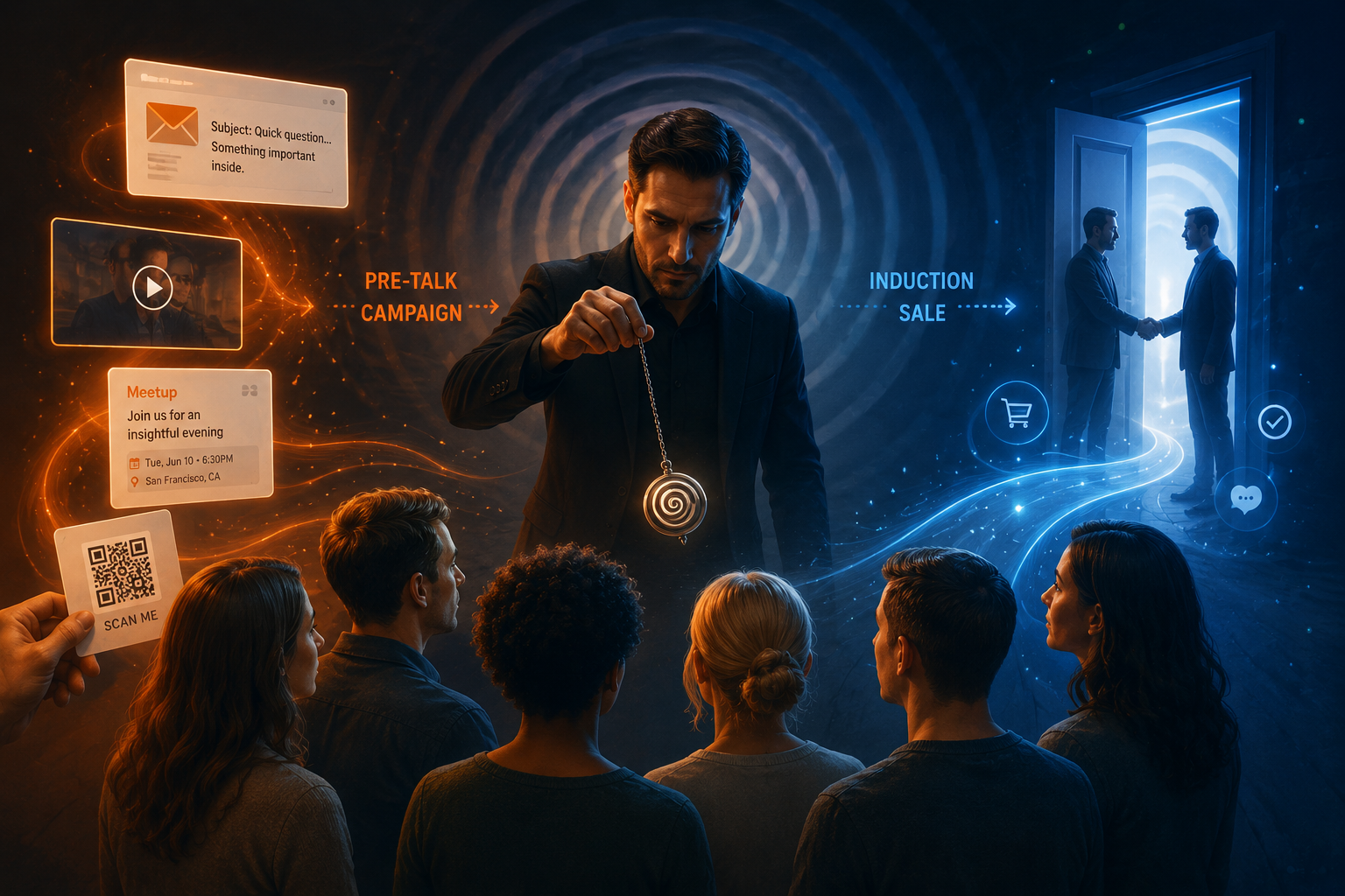 hypnotist is the marketer