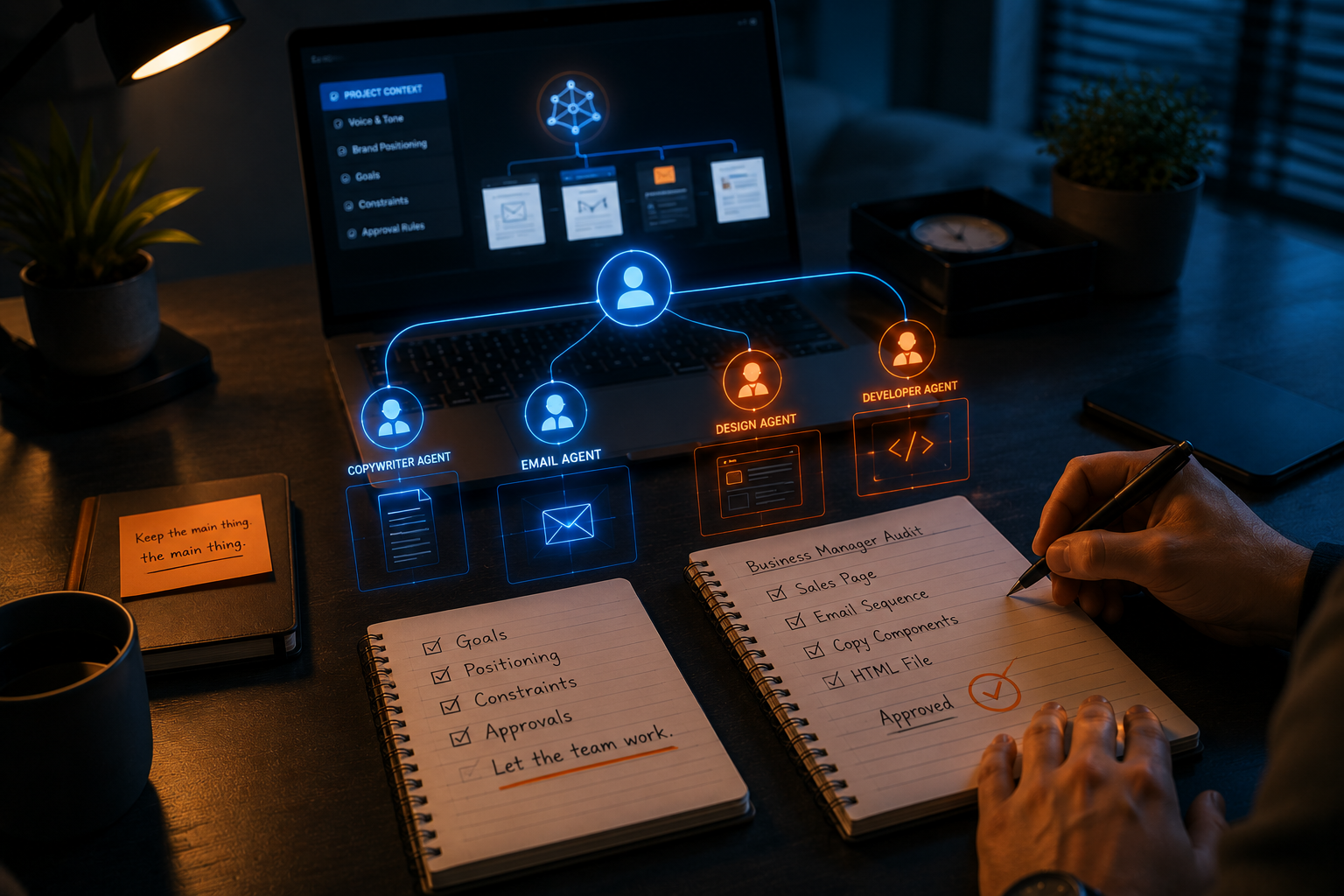 AI agents build sales funnel Claude Co-work