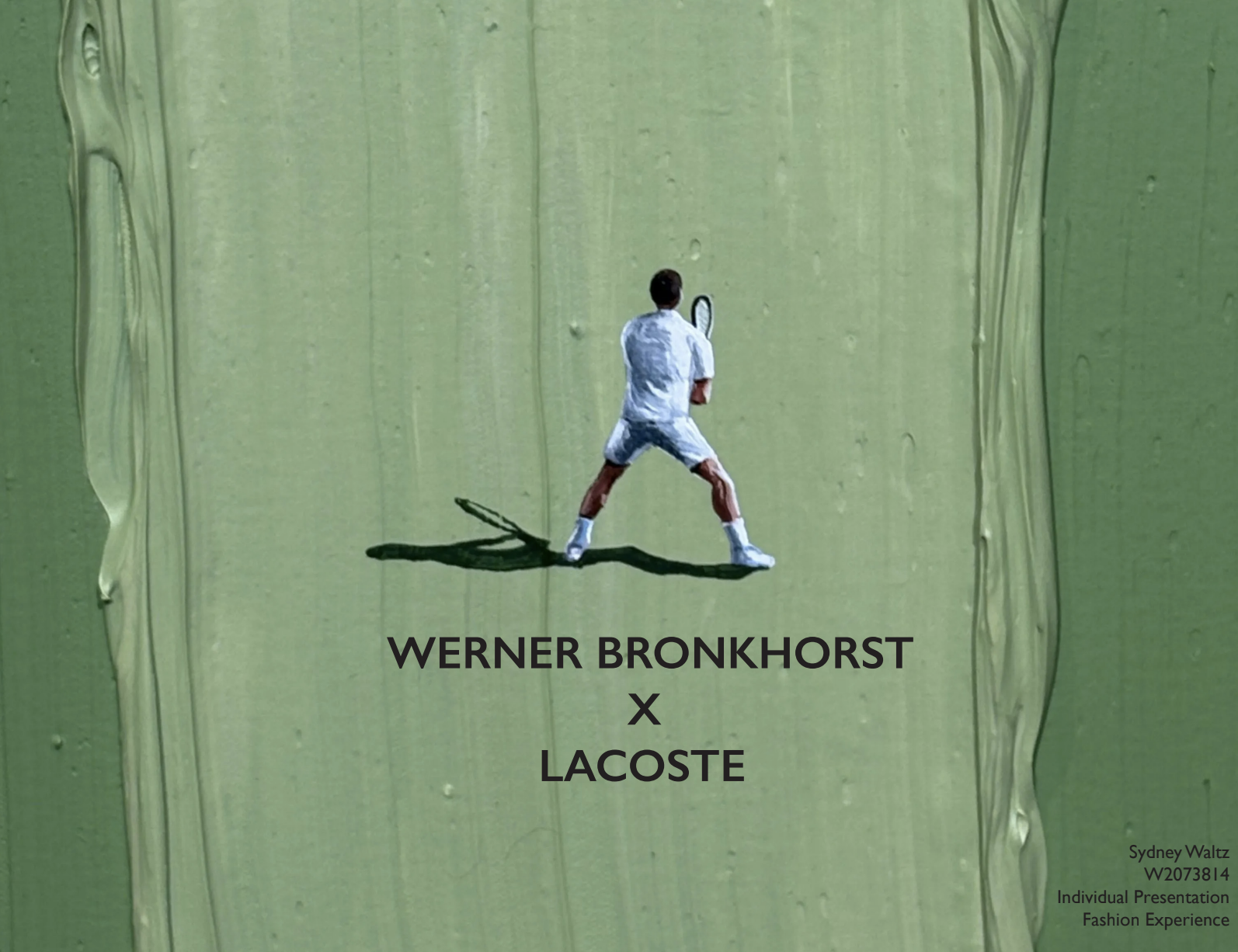Lacoste X Warner Bronkhorst