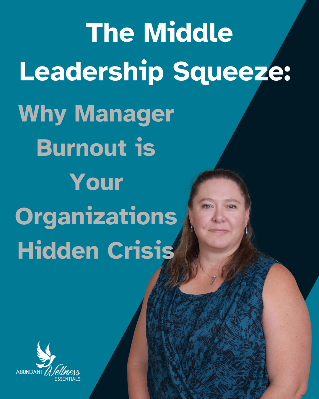 The middle leadership squeeze with a picture of the author
