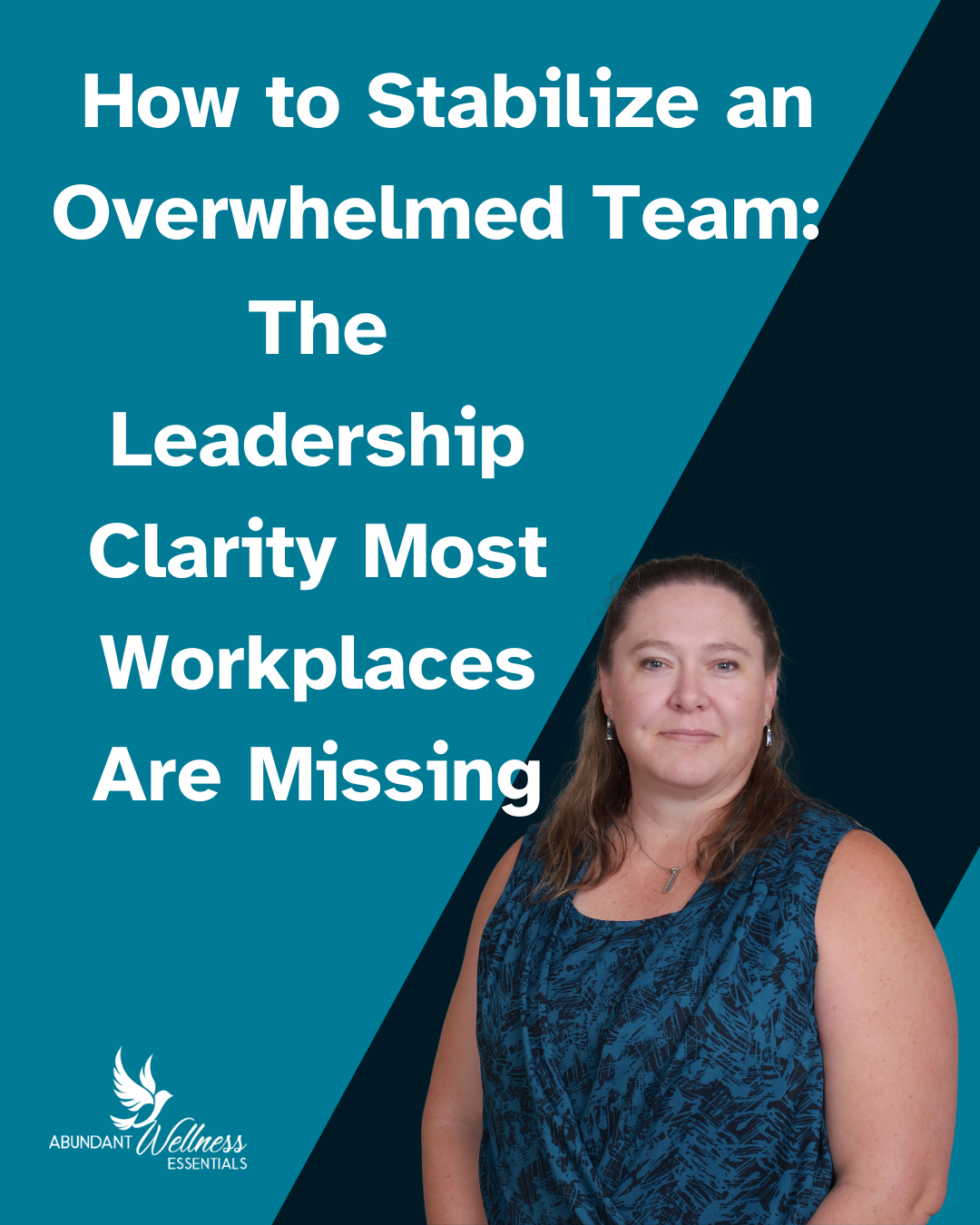 Overwhelmed Teams title with a picture of the author