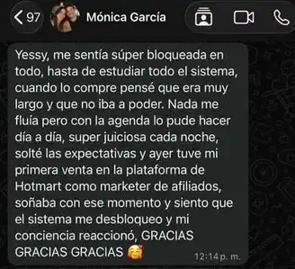 Testimonio real de una participante de Sistema RESET™