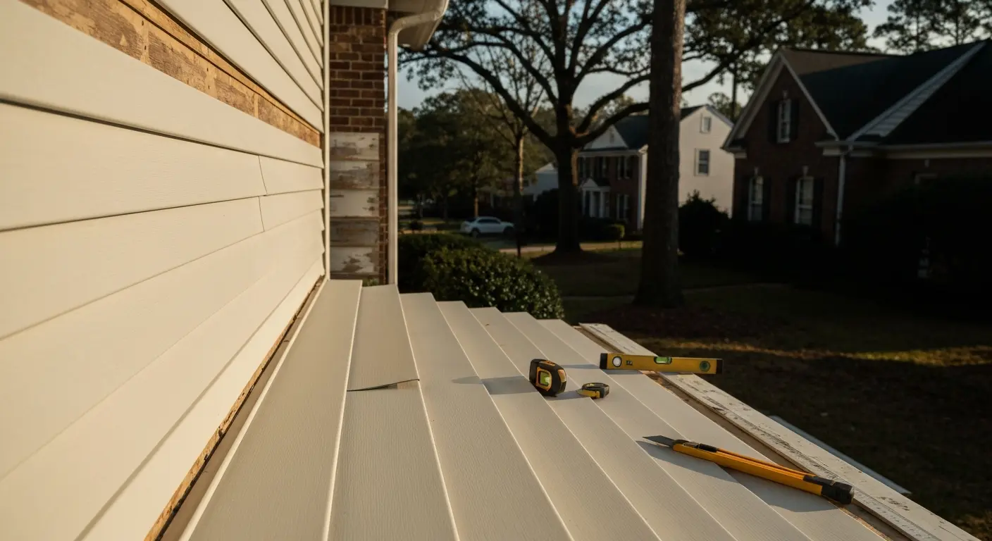 Vinyl siding project