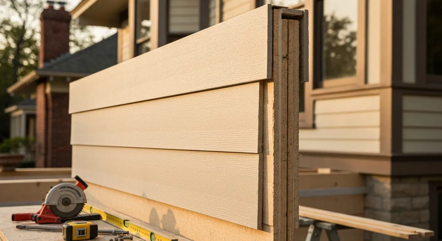 Fiber cement siding repair