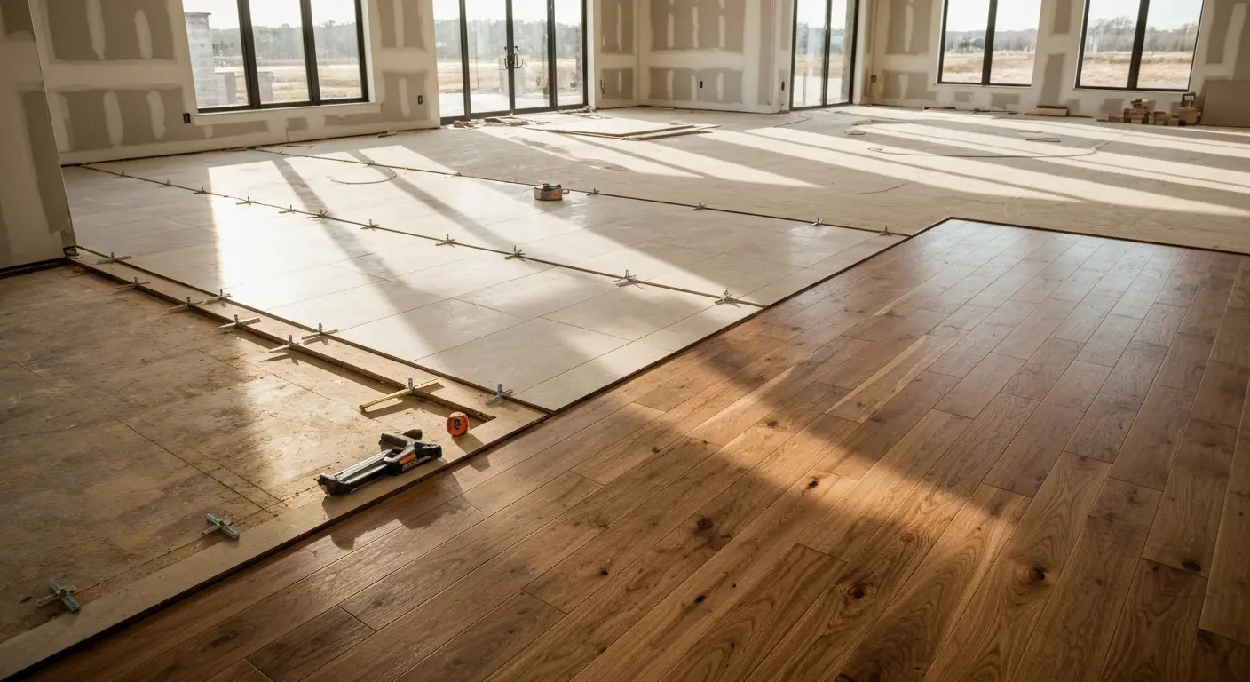 Flooring installation project