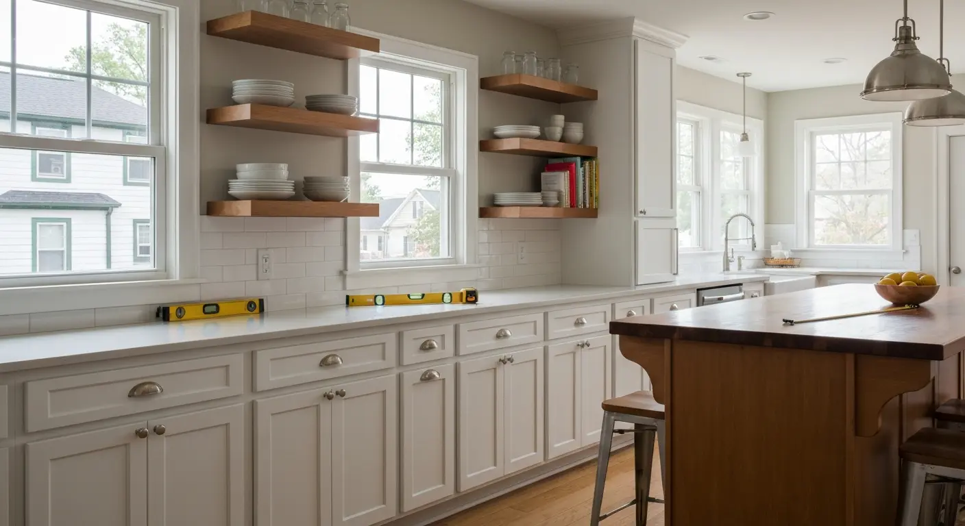 Kitchen remodel with custom cabinetry