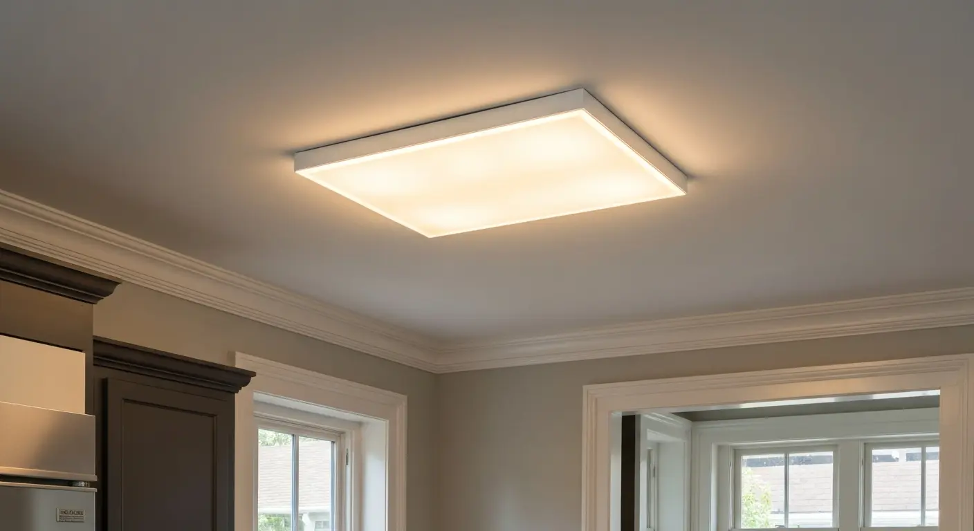 Ceiling light fixture installation