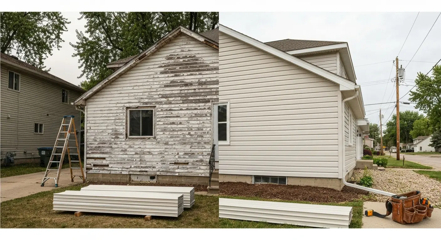 Full siding replacement project
