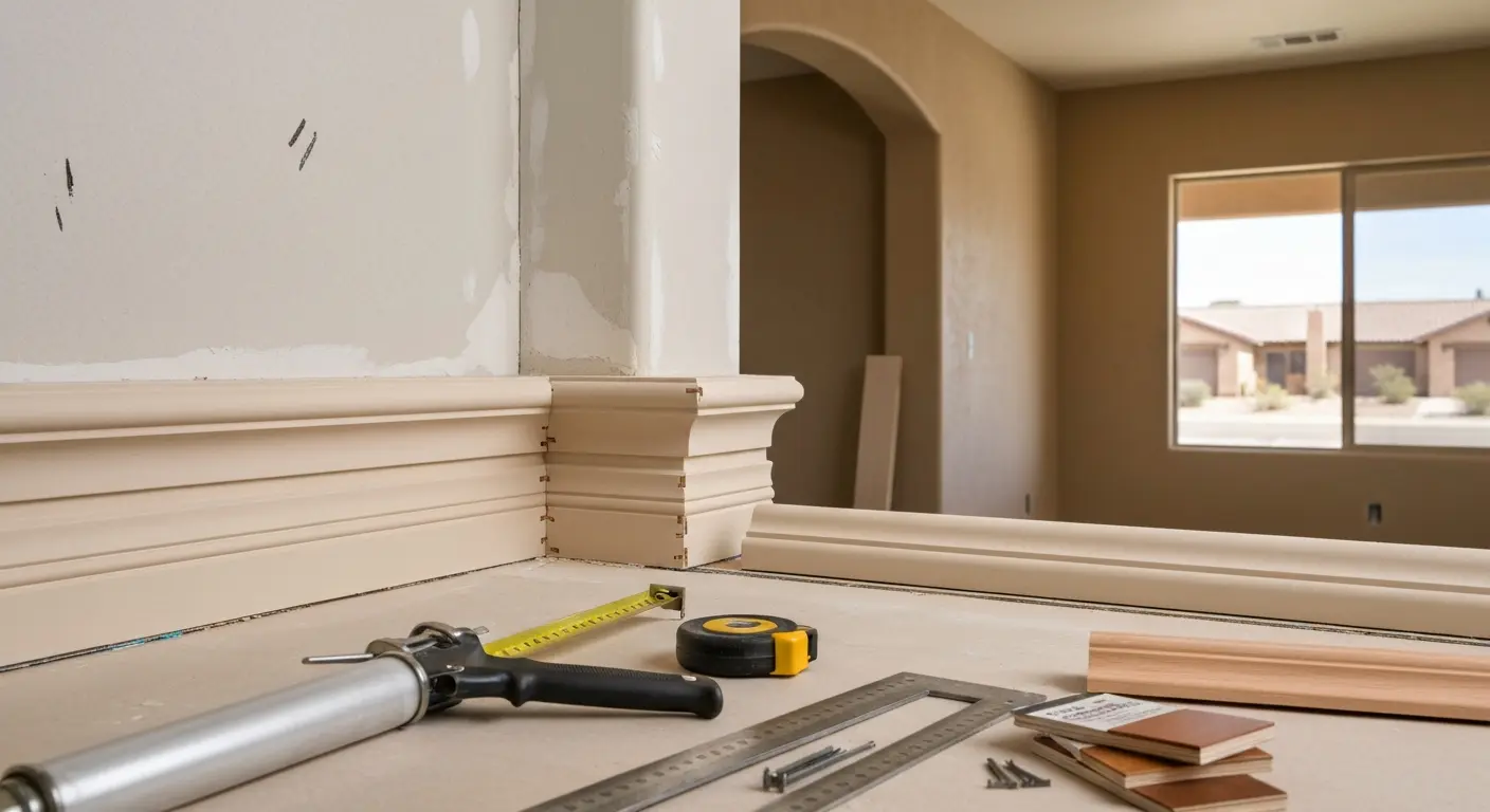 Interior construction and trim work