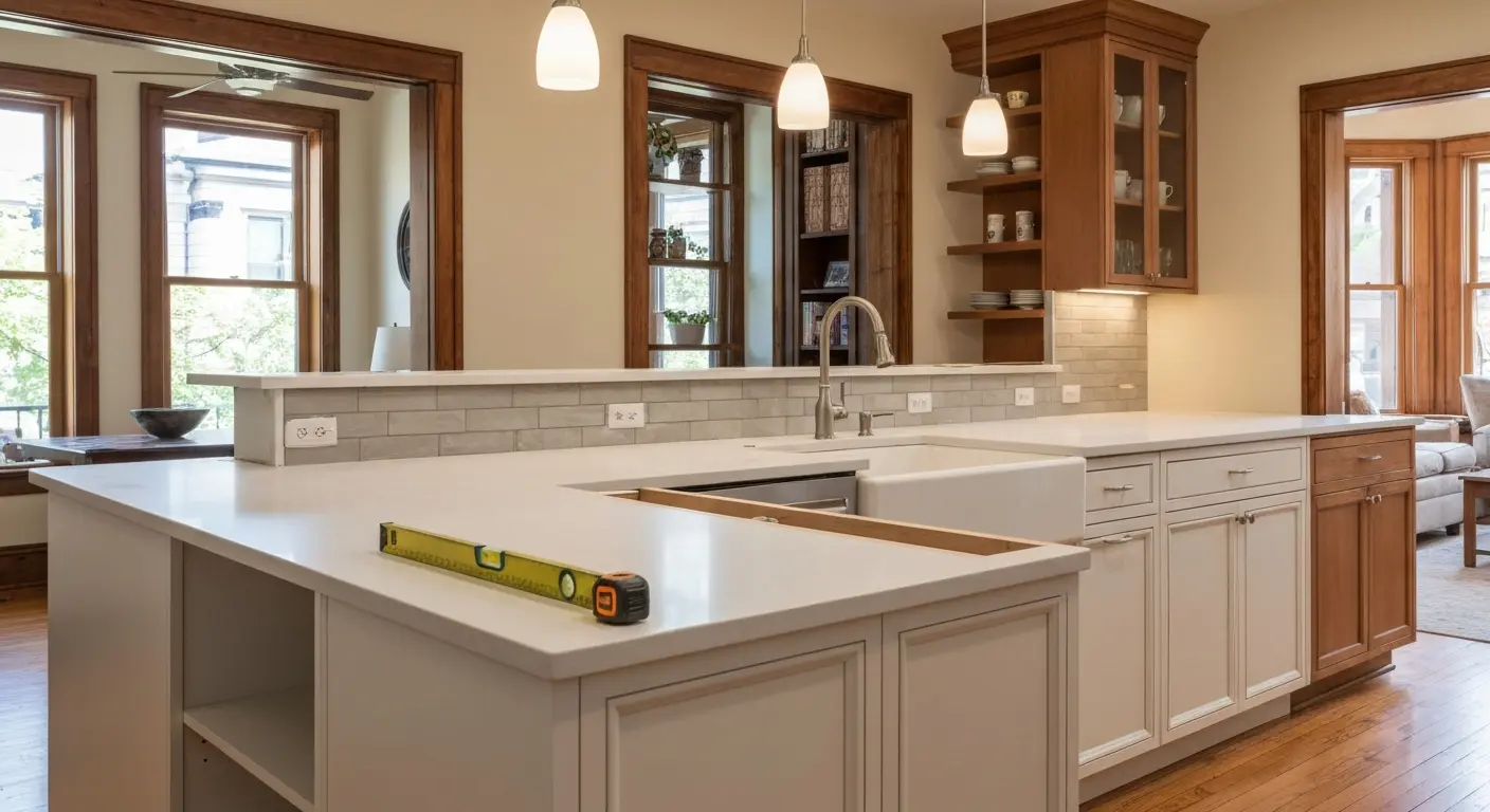 Kitchen remodel with custom cabinetry