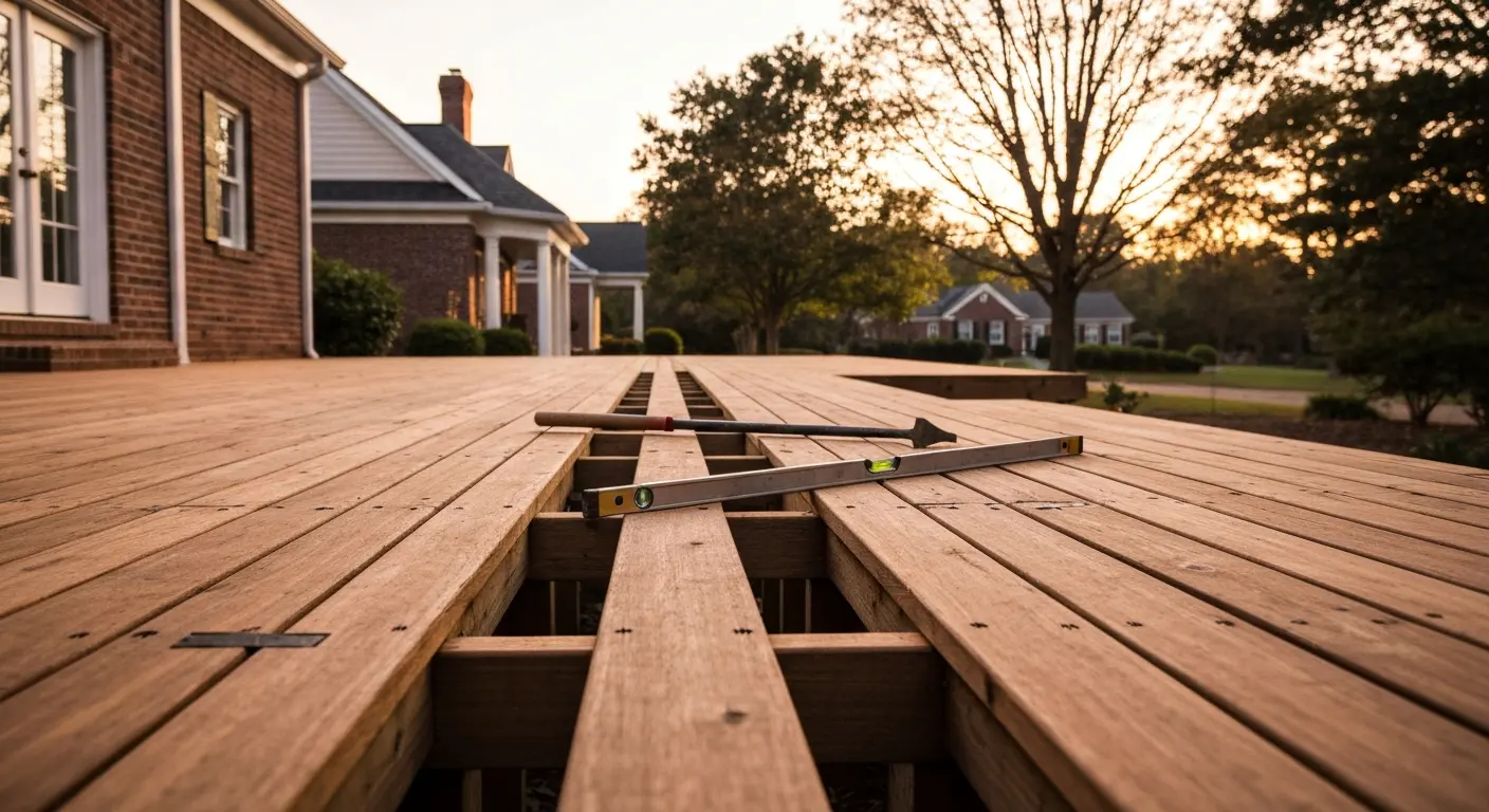 Deck restoration and repair