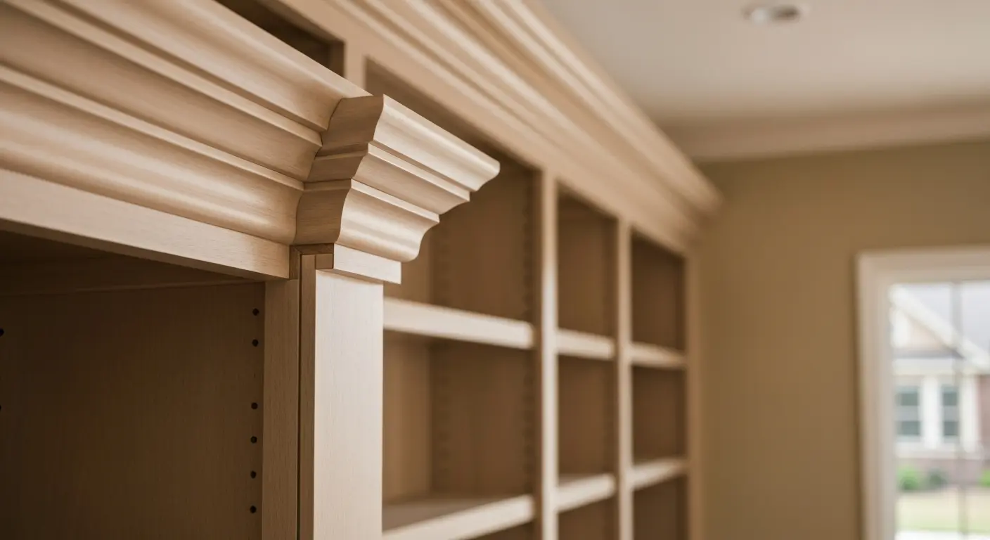 Custom trim and carpentry detail
