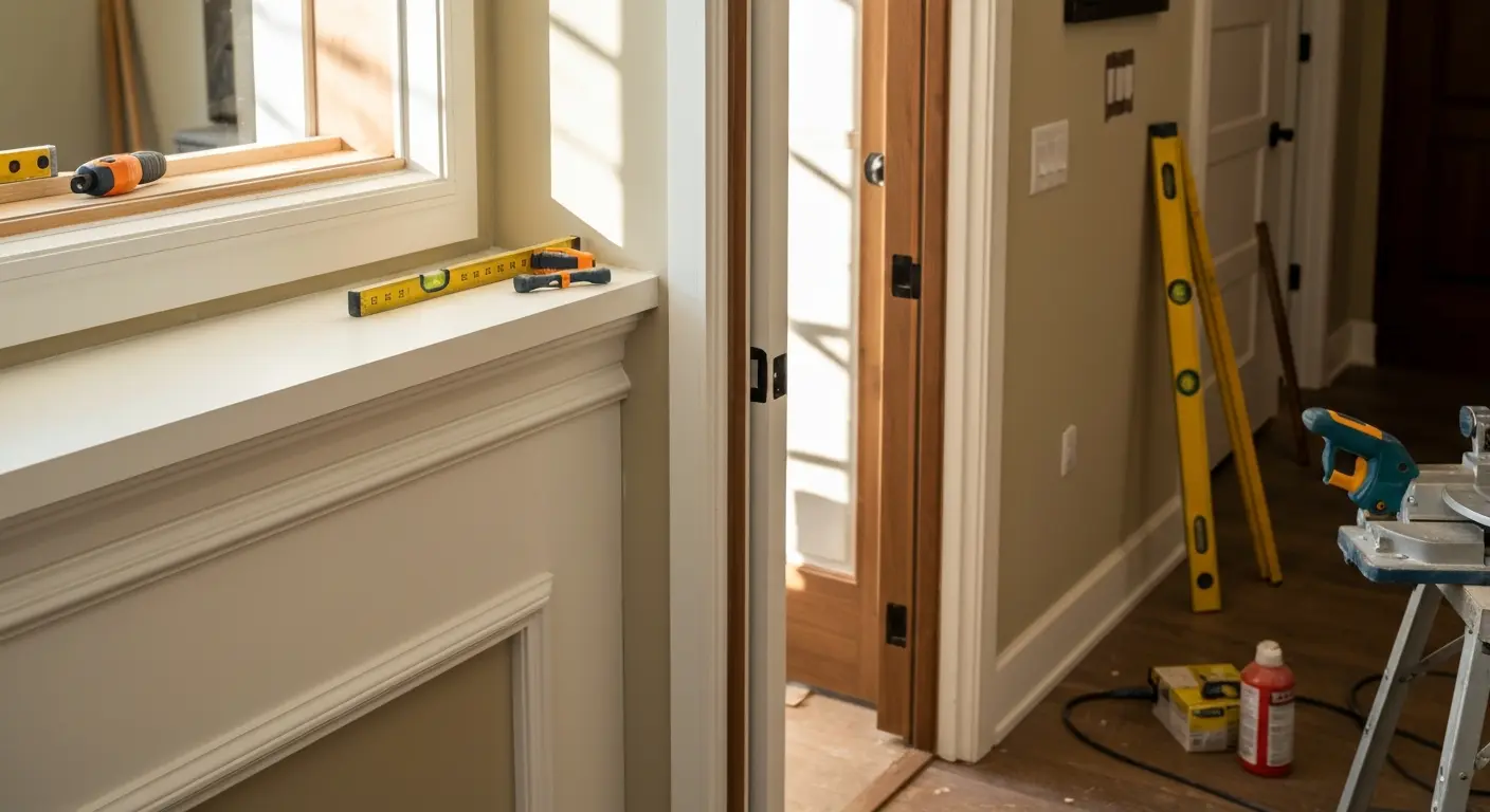 Trim carpentry detail