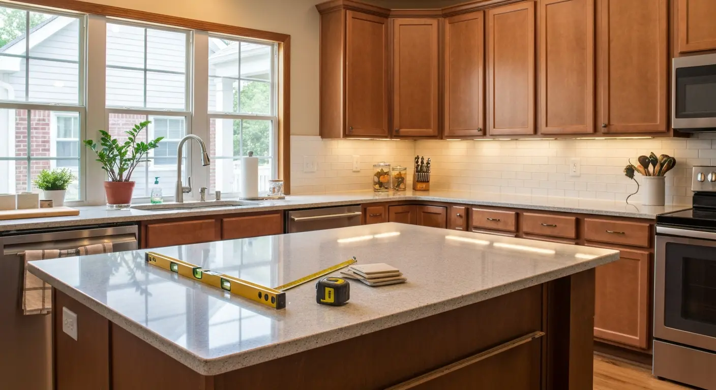 Kitchen remodel with custom cabinets