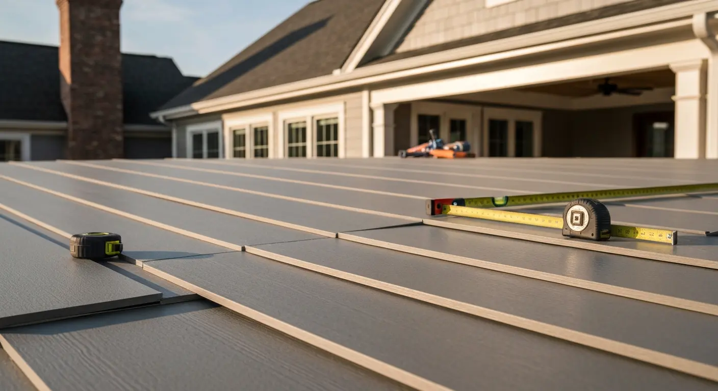 Fiber cement siding installation