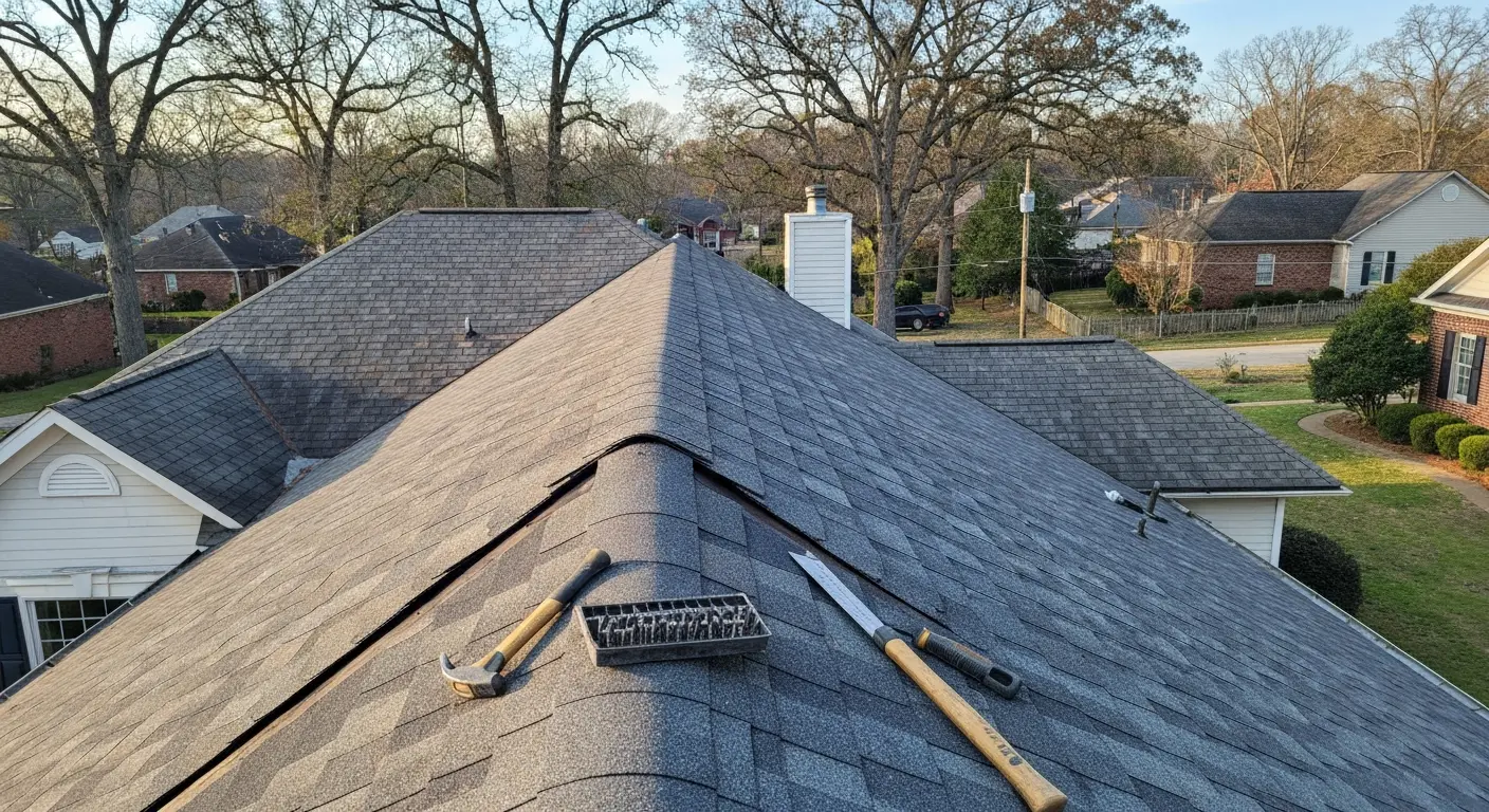 Residential roof replacement