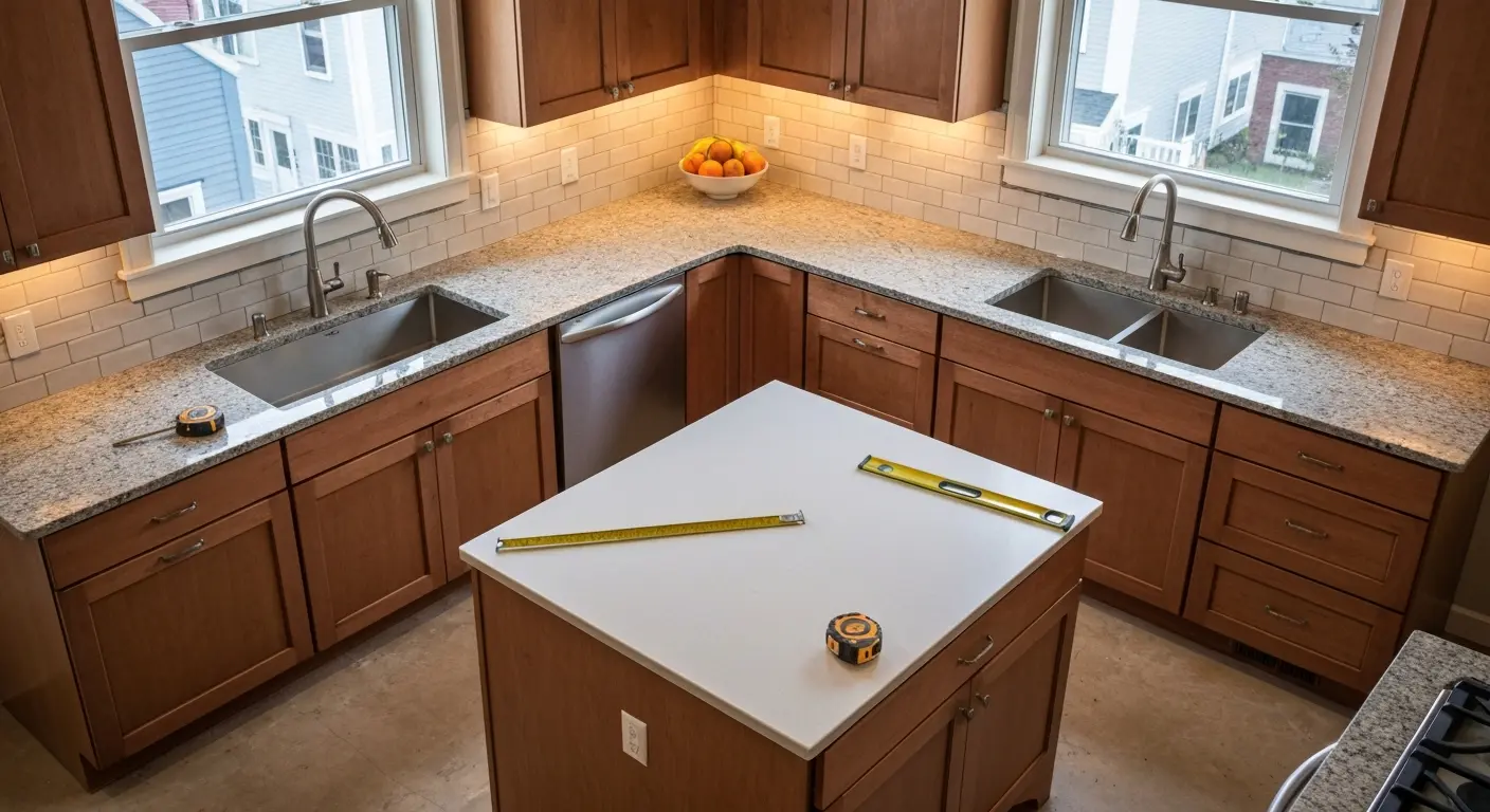 Kitchen remodel with custom cabinetry