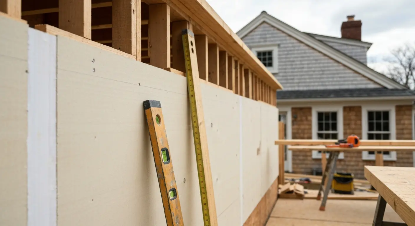 Rotted sheathing removal and replacement