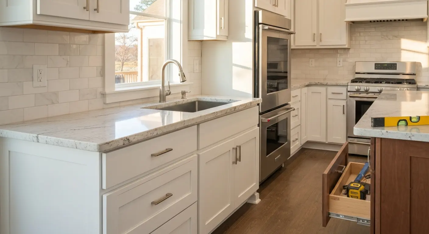 Custom kitchen installation