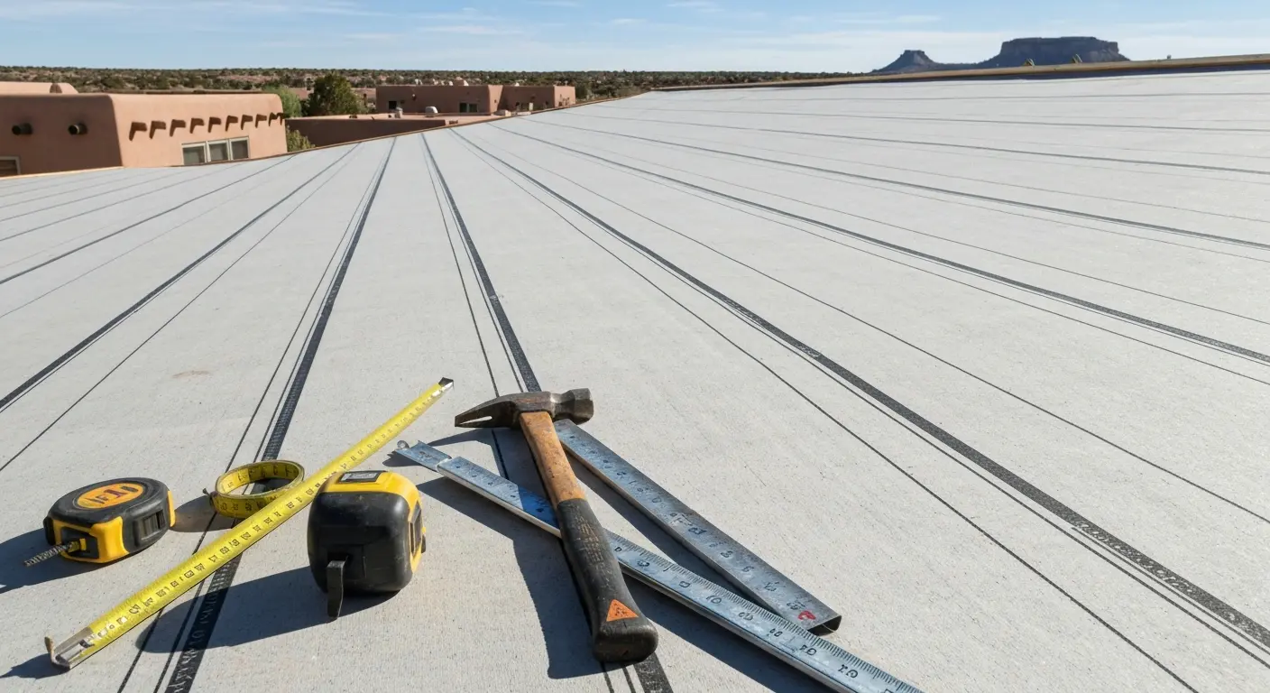 Roof repair work