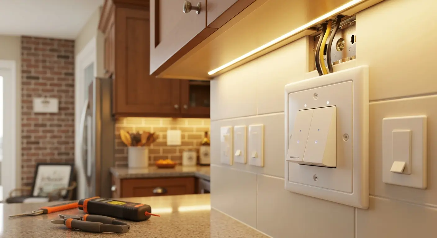 Smart dimmer switch installation