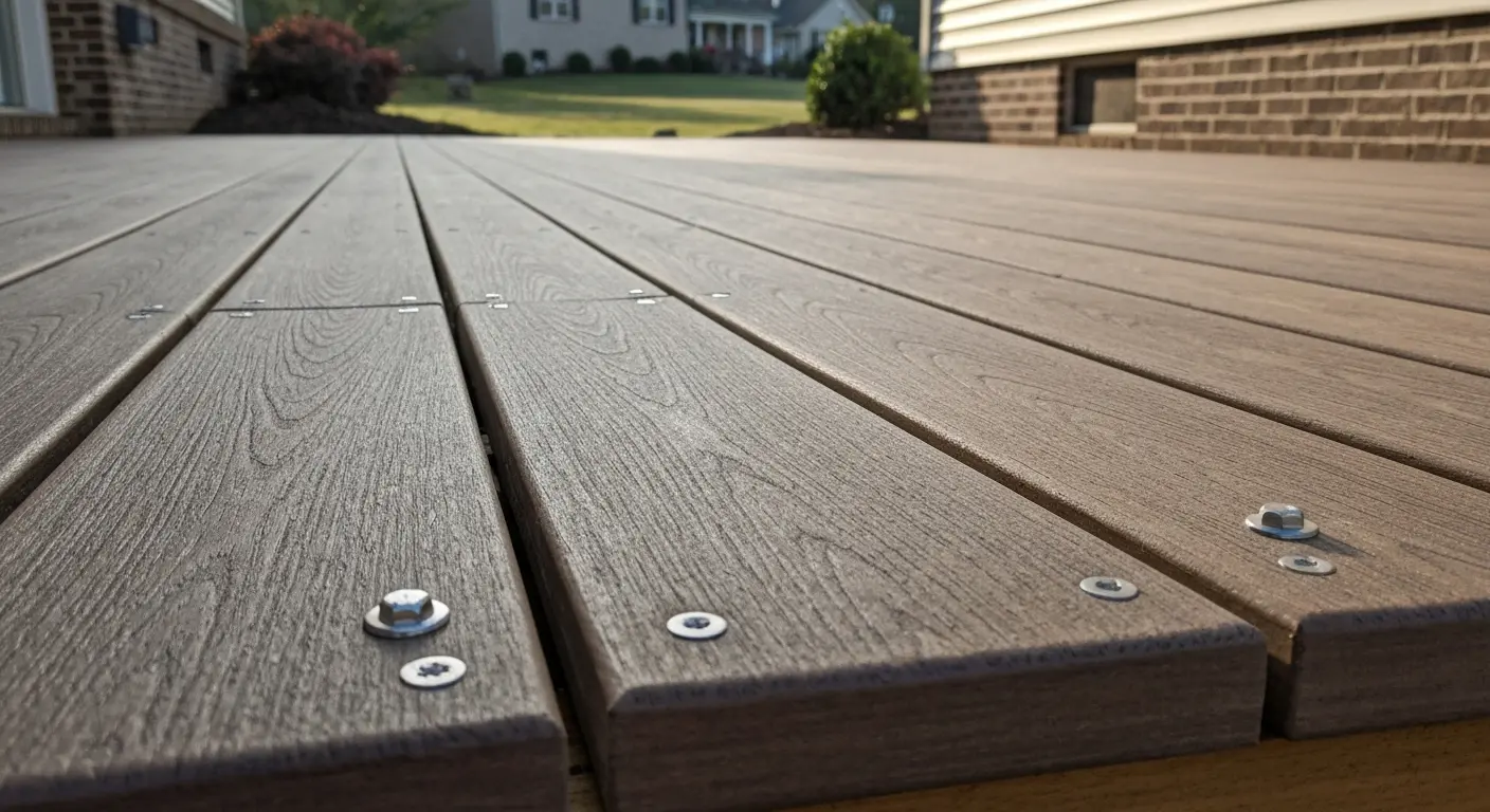 Composite and pressure-treated decking materials