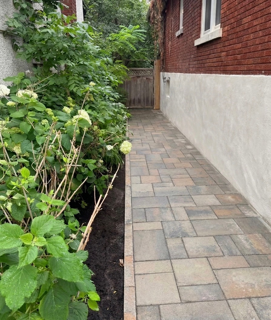 Additional completed sidewalk project