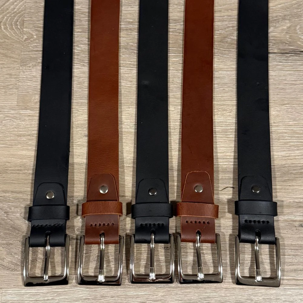 leather belt made by learns leather co of Amherstburg ontario