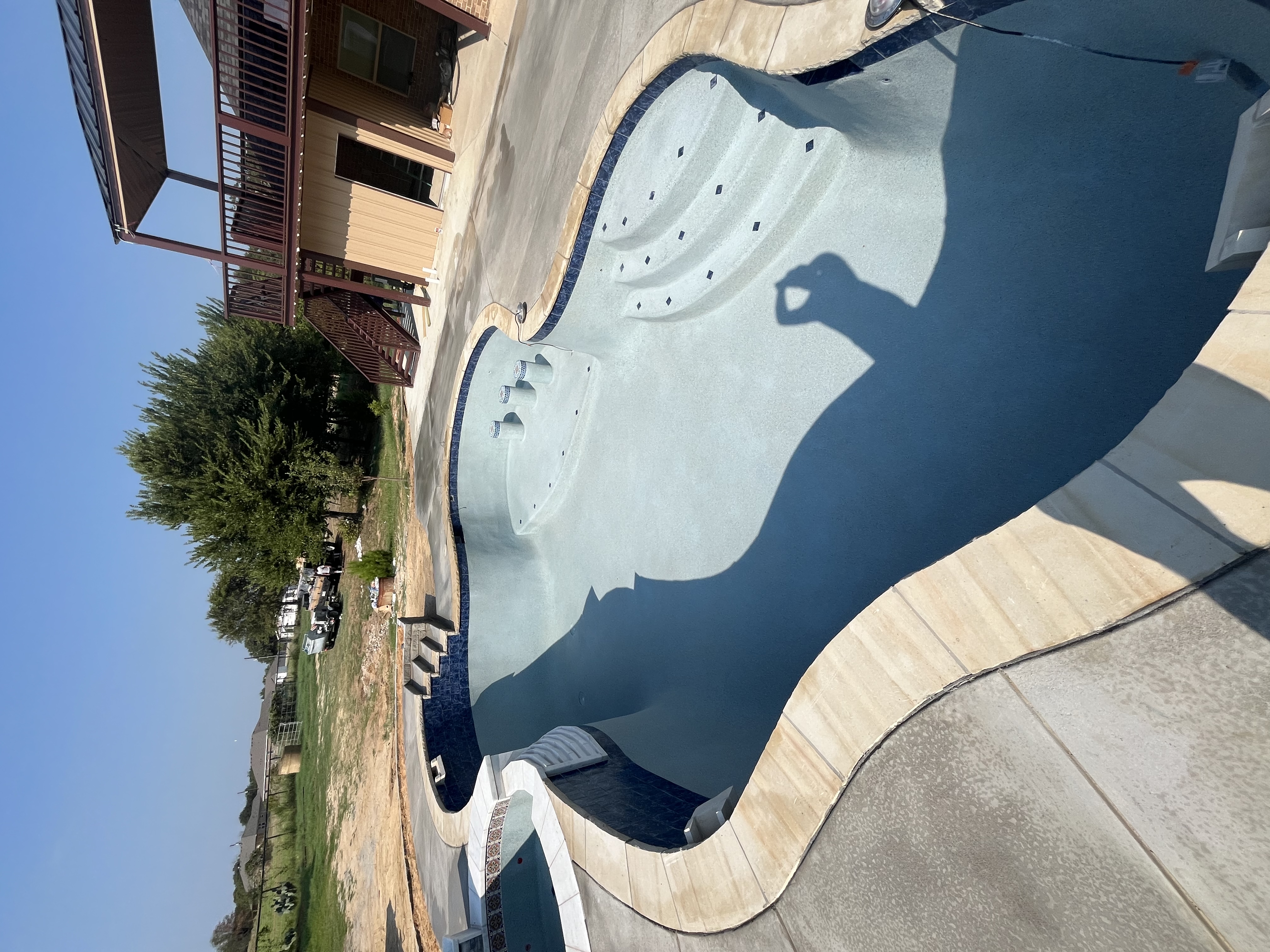 Pool renovation resurfacing in Haslet, TX