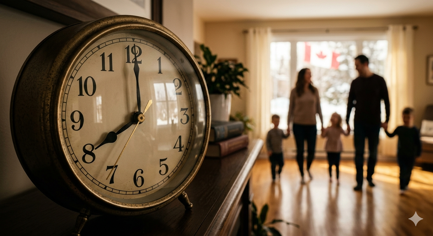 A close-up of a classic analog clock with soft warm lighting, shallow depth of field, blurred background showing a family silhouette, symbolic of time passing, cinematic, ultra-realistic, 4k A close-up of a classic analog clock with soft warm lighting, shallow depth of field, blurred background showing a family silhouette, symbolic of time passing, cinematic, ultra-realistic, 4k