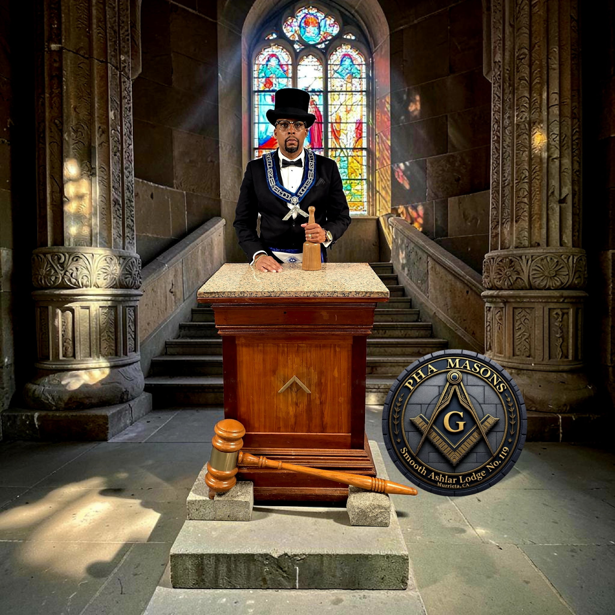 Laron Harvey, Worshipful Master