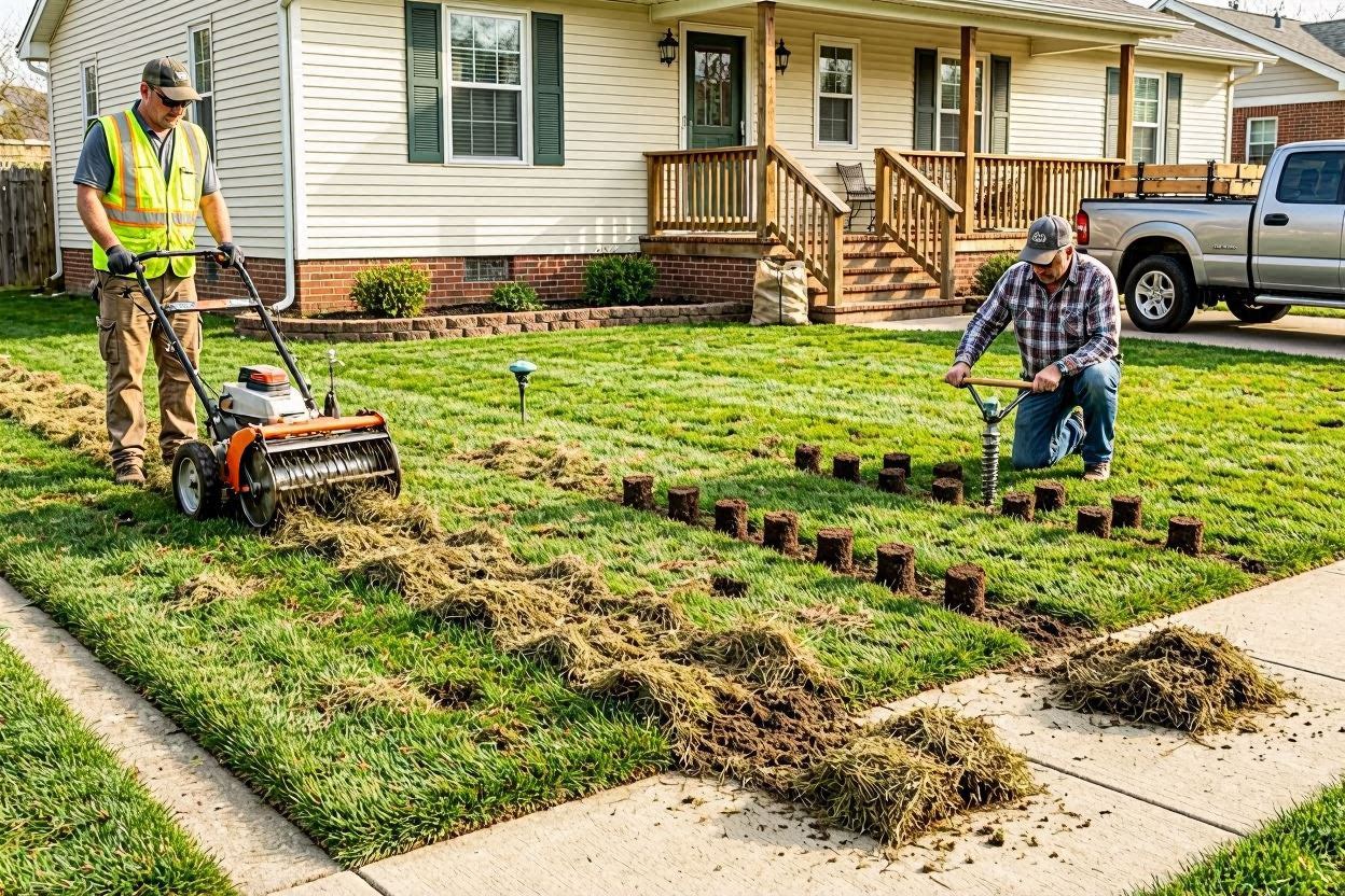 West Seneca Lawn Aeration & Detaching