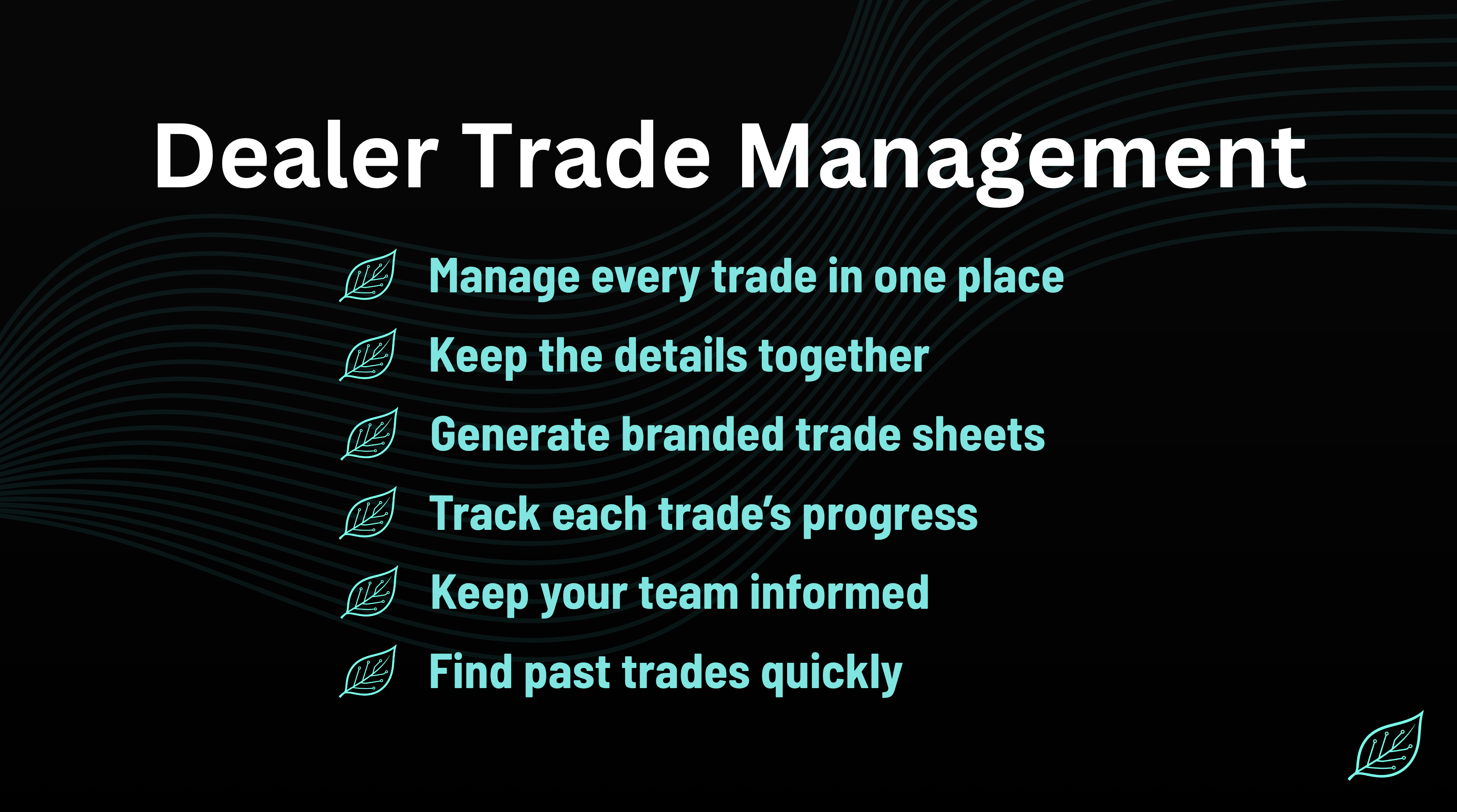 Dealer Trade Management detail 2