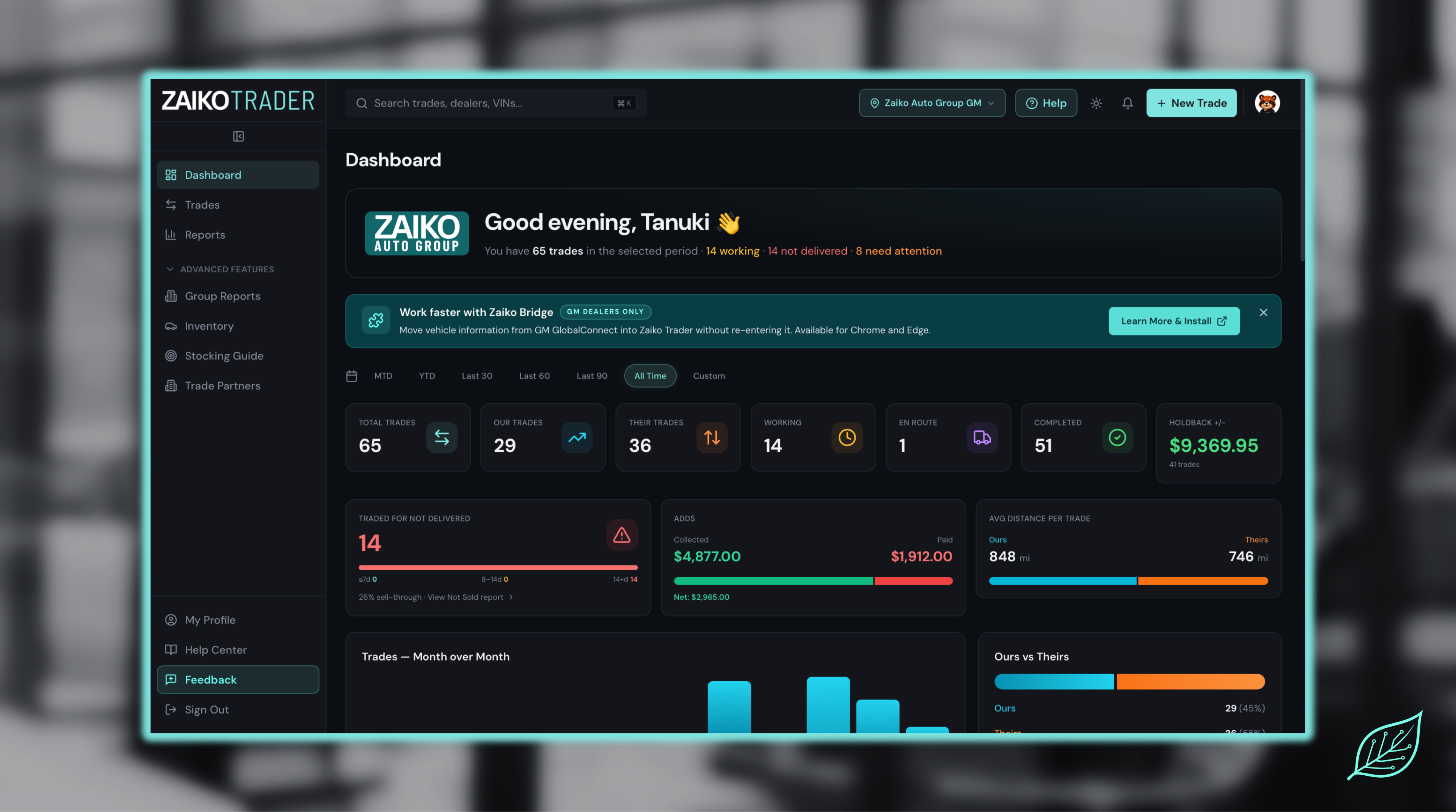 Dealer Trade Management detail 3