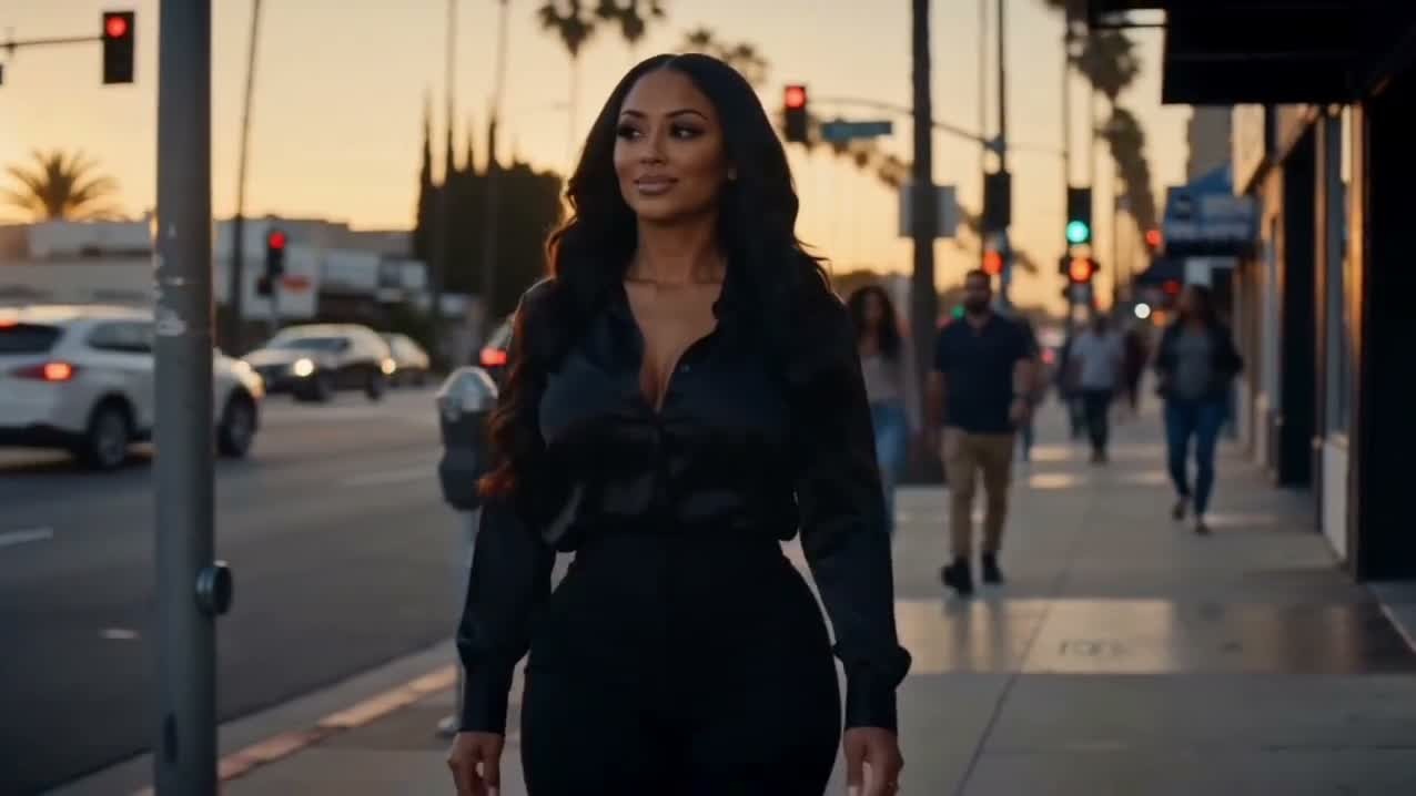 Chelsea at golden hour, a still from her series