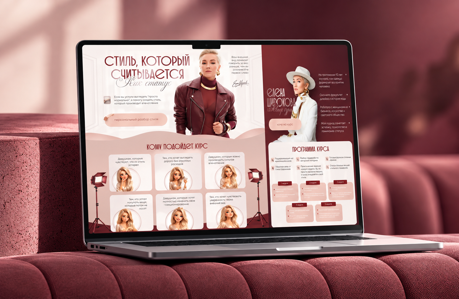 fashion model web, Funnels